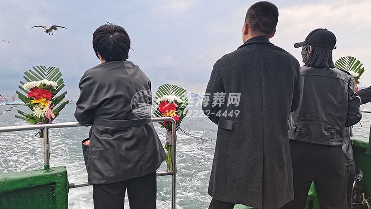 一对一包船海葬祭祀现场
